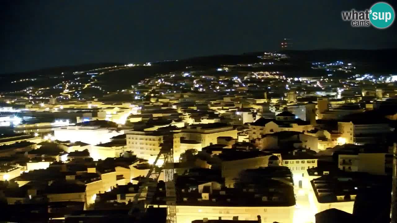 Live webcam Trieste – Panorama of the city, the Gulf, the maritime station and the Miramare castle