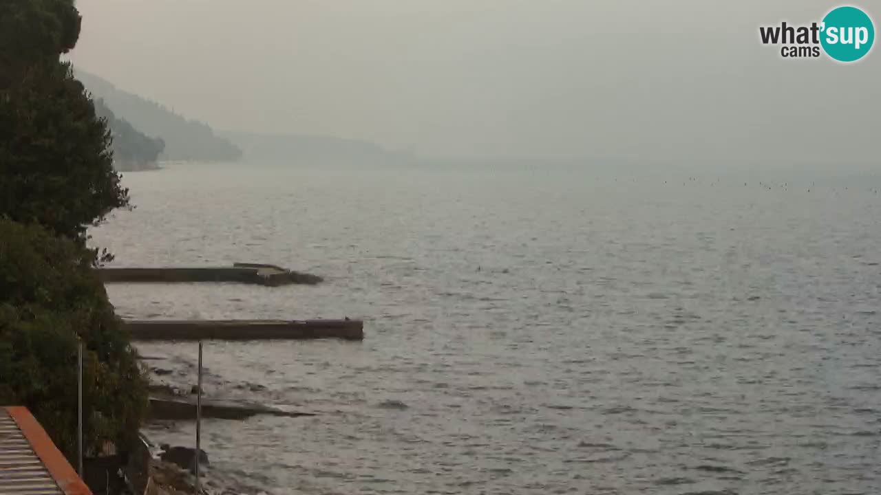 Webcam del restaurante BellaRiva | Costa de Trieste – vista hacia el castillo de Miramare