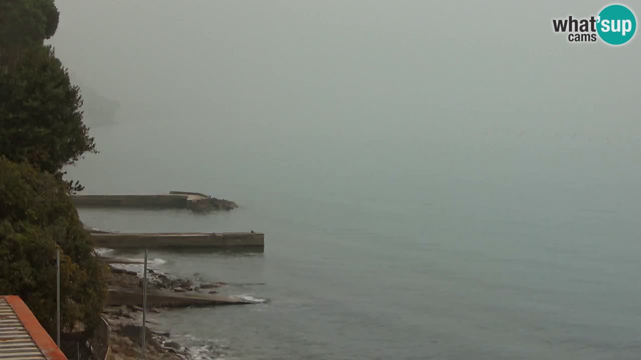 Webcam del restaurante BellaRiva | Costa de Trieste – vista hacia el castillo de Miramare