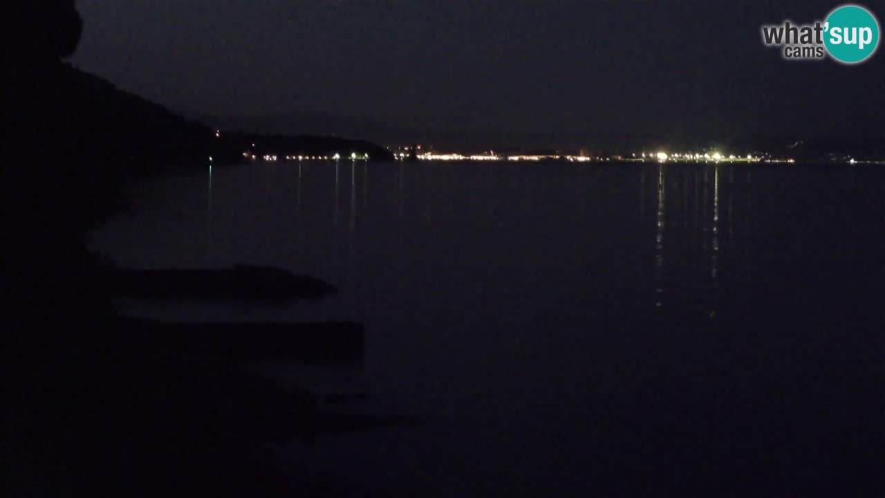 Webcam BellaRiva restaurant | Trieste coast – view to Miramare castle