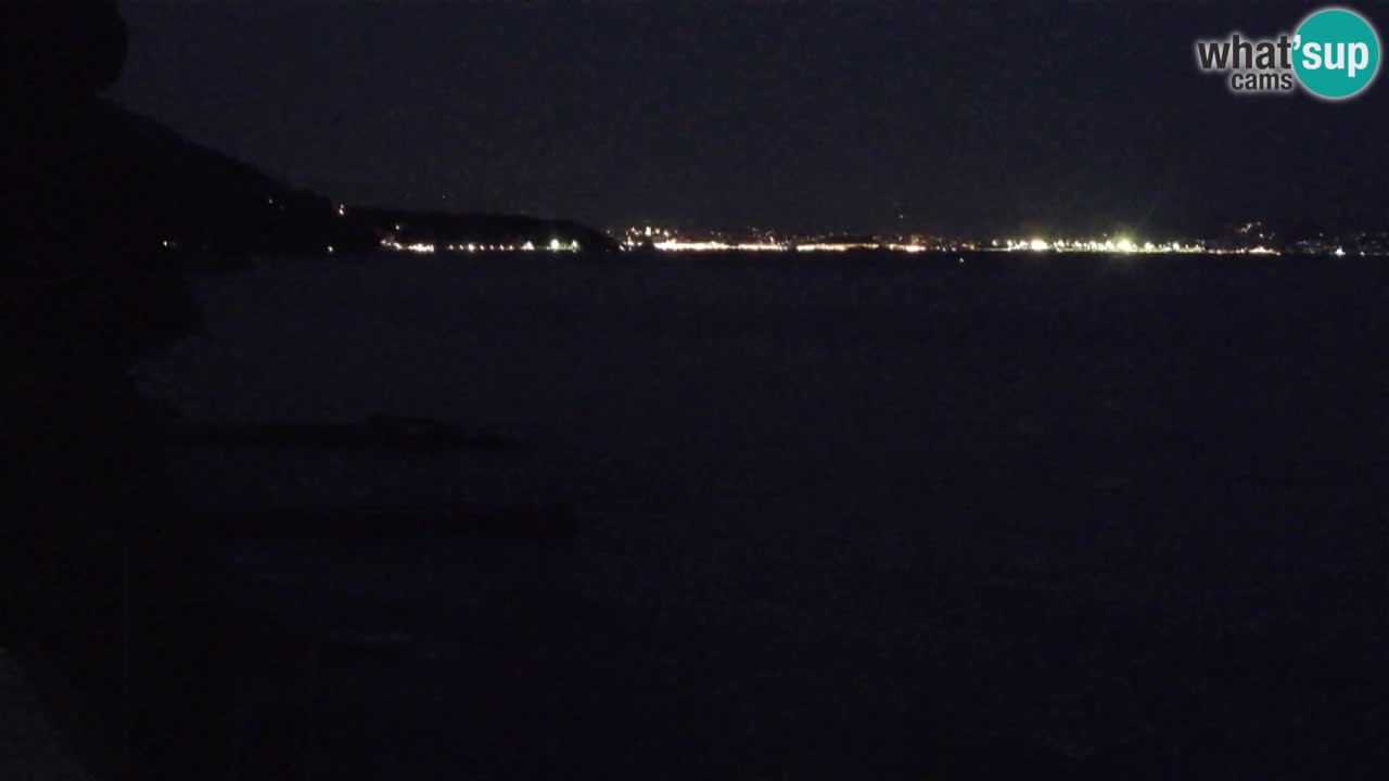 Webcam BellaRiva restaurant | Trieste coast – view to Miramare castle