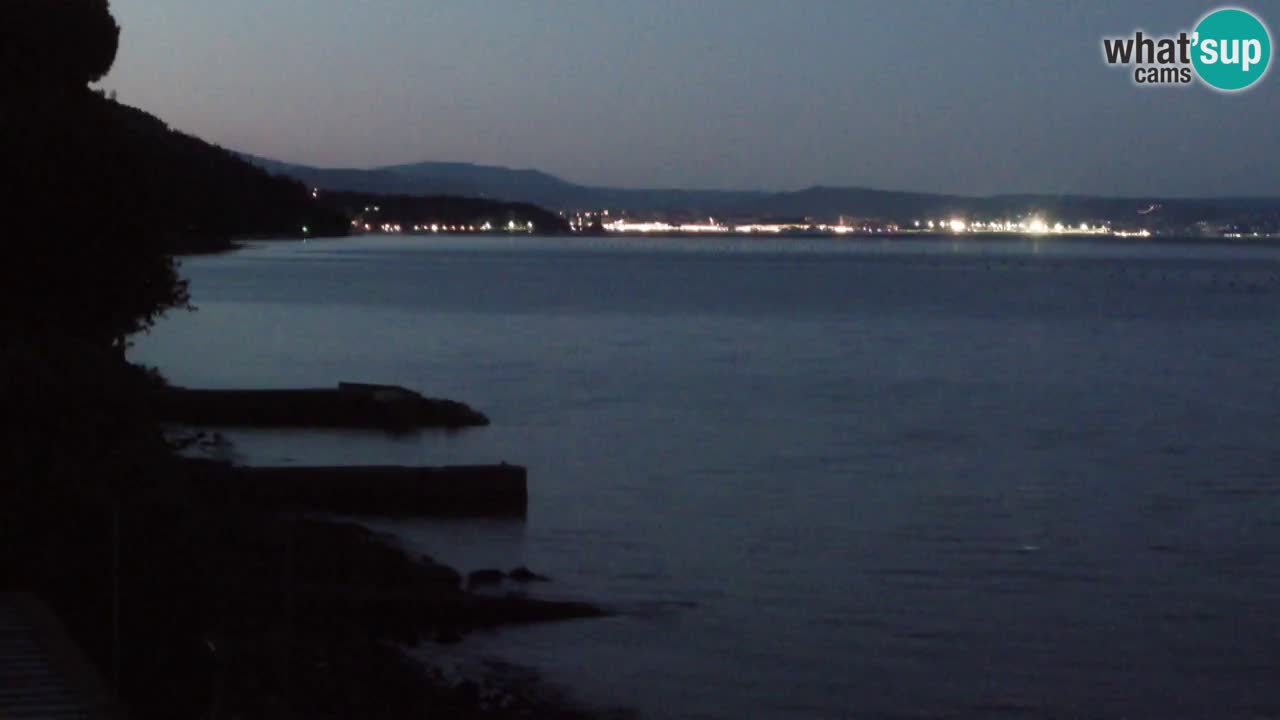 Webcam Restaurant BellaRiva | Küste von Triest – Blick auf das Schloss Miramare