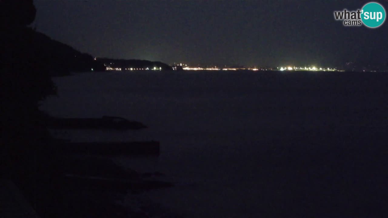 Webcam Restaurant BellaRiva | Küste von Triest – Blick auf das Schloss Miramare