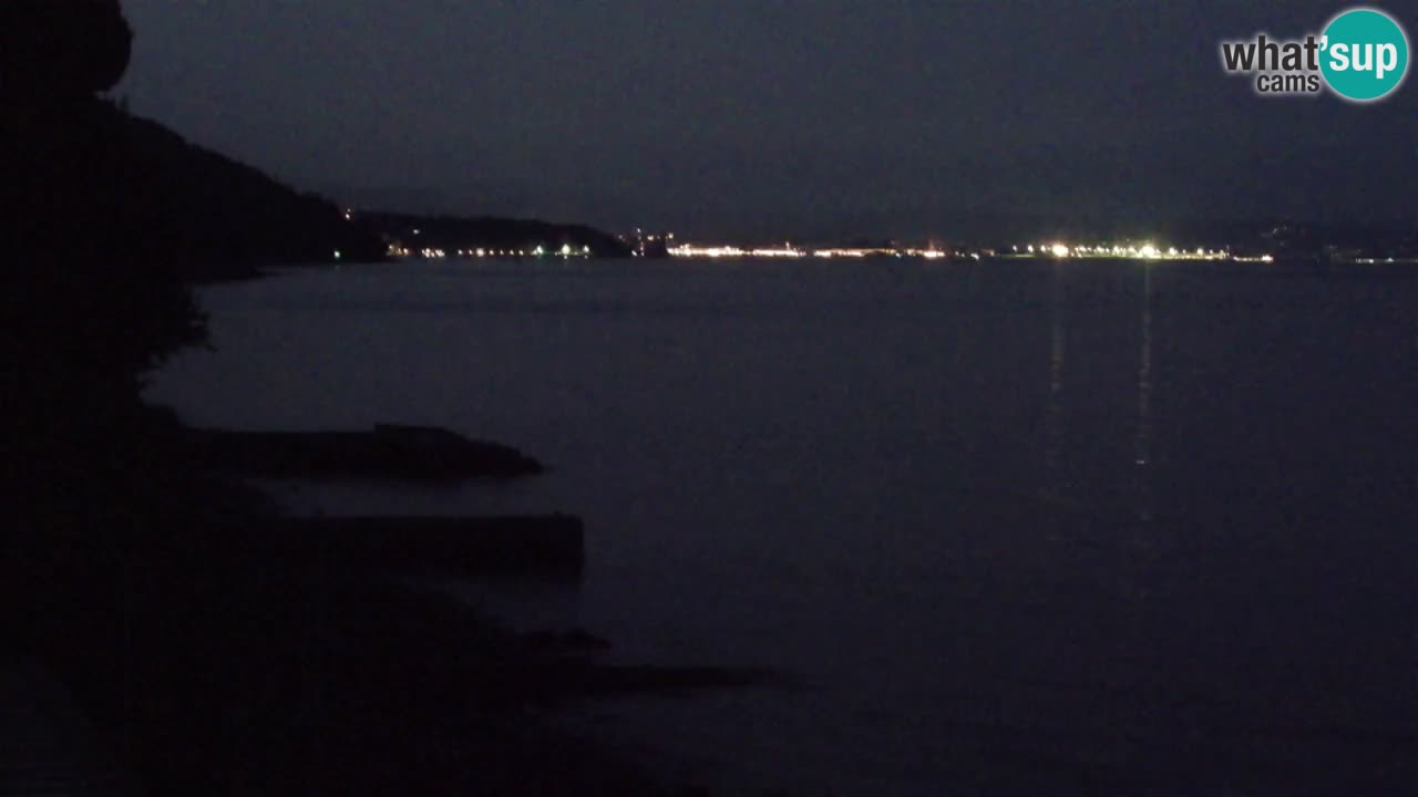 Webcam BellaRiva restaurant | Trieste coast – view to Miramare castle