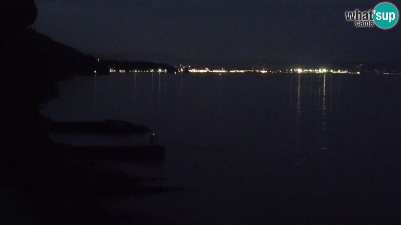 Webcam del restaurante BellaRiva | Costa de Trieste – vista hacia el castillo de Miramare