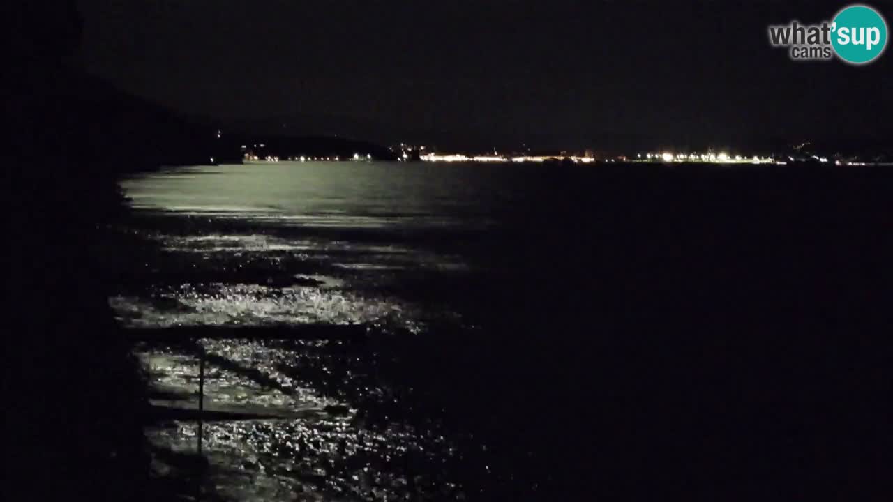 Webcam BellaRiva restaurant | Trieste coast – view to Miramare castle