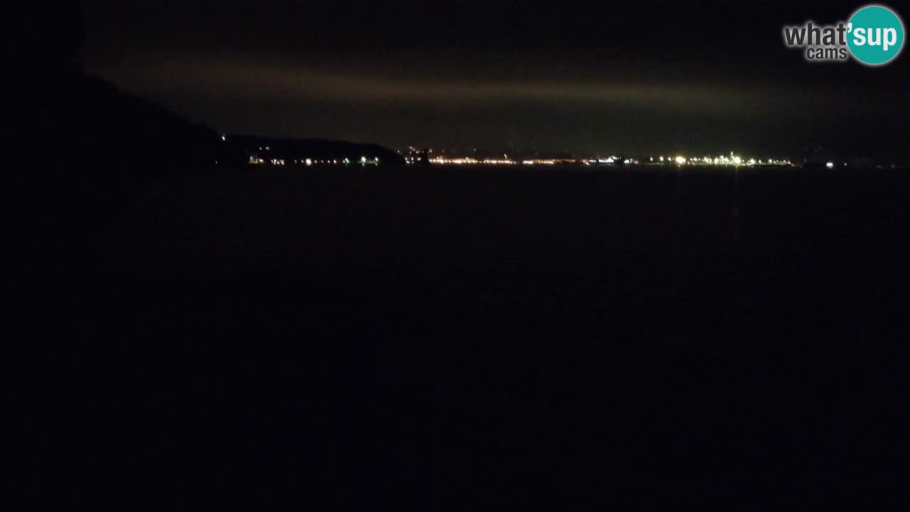 Webcam du restaurant BellaRiva | Côte de Trieste – vue sur le château de Miramare