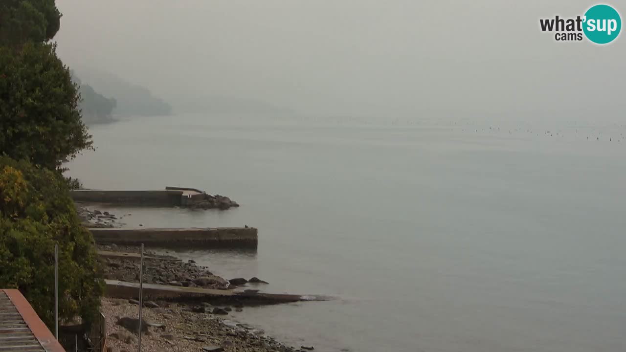 Webcam Restaurant BellaRiva | Küste von Triest – Blick auf das Schloss Miramare