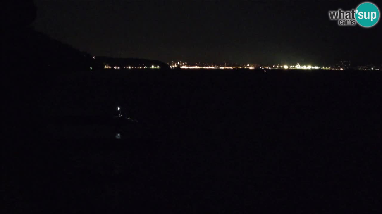 Webcam du restaurant BellaRiva | Côte de Trieste – vue sur le château de Miramare