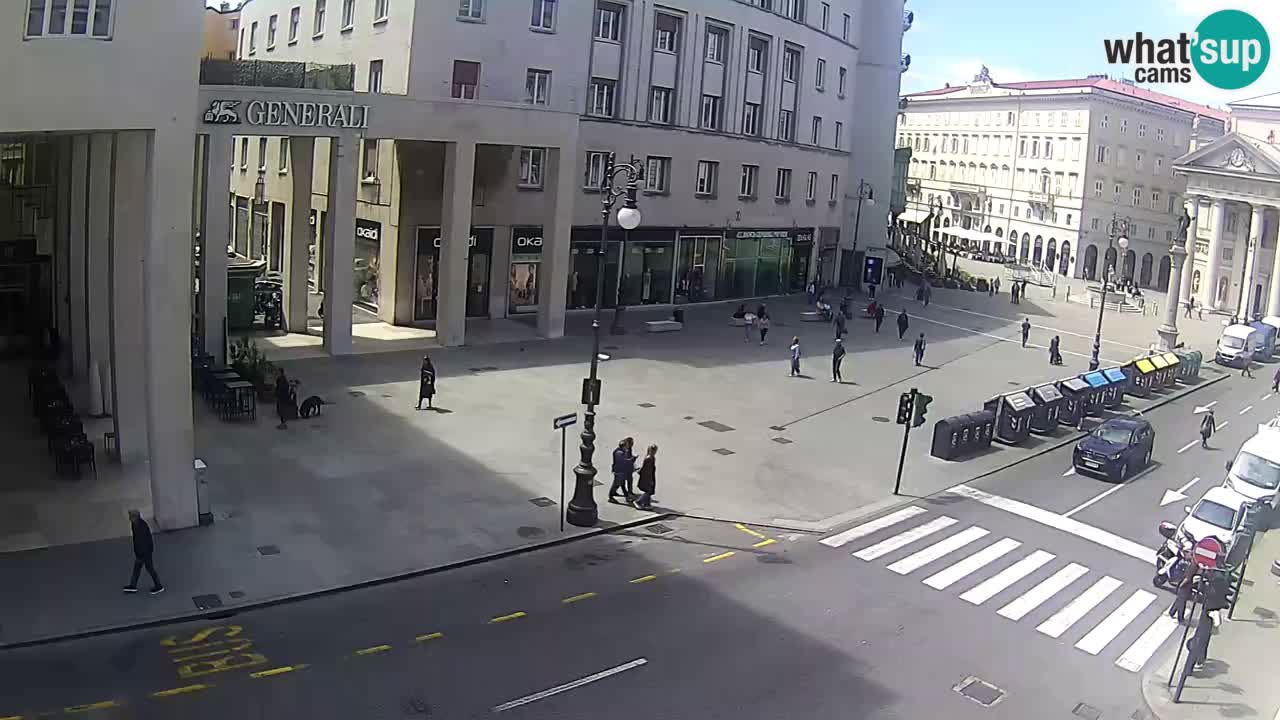 Trieste – Place de la Borsa webcam live