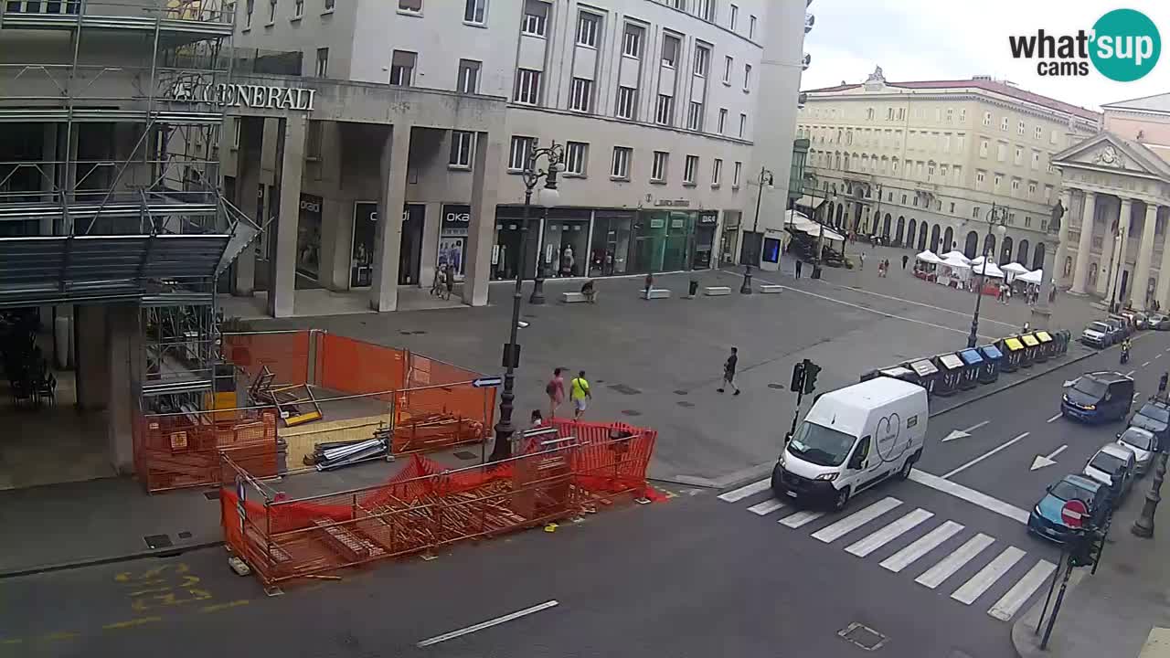 Trieste – Place de la Borsa webcam live