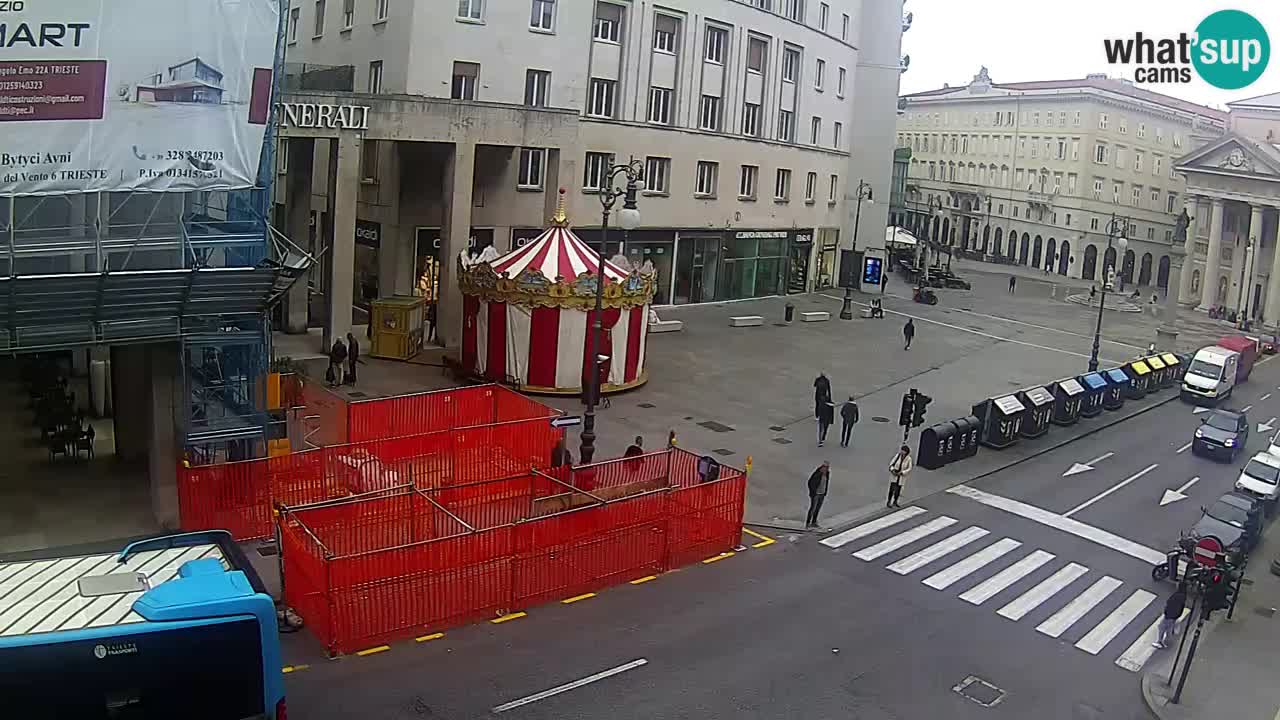 Trieste – Place de la Borsa webcam live