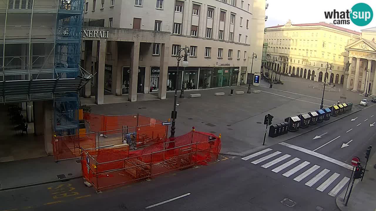 Trieste – Plaza de la Borsa webcam live