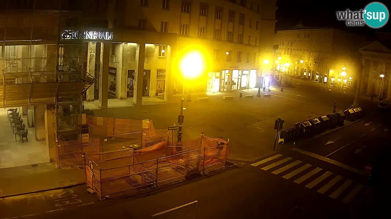 Trieste – Plaza de la Borsa webcam live