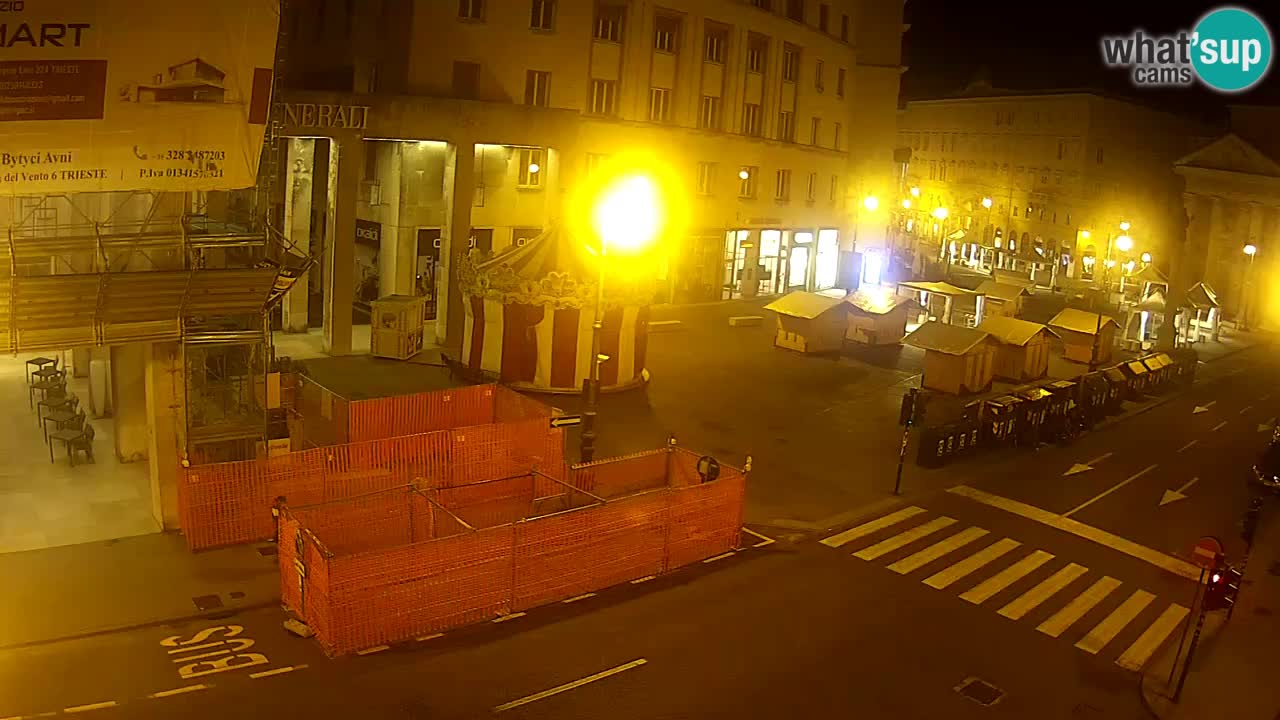 Trieste – Plaza de la Borsa webcam live