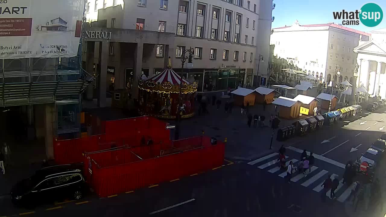 Trieste – Borsa square webcam live