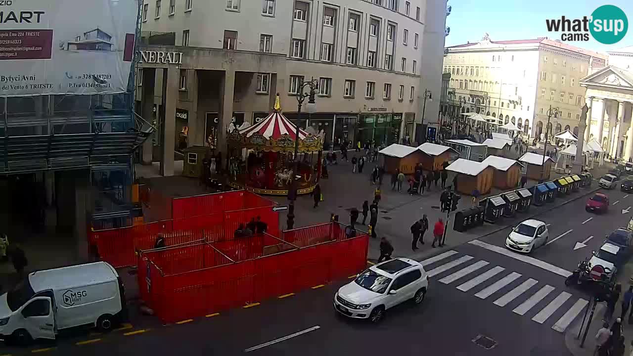 Trieste – Borsa square webcam live