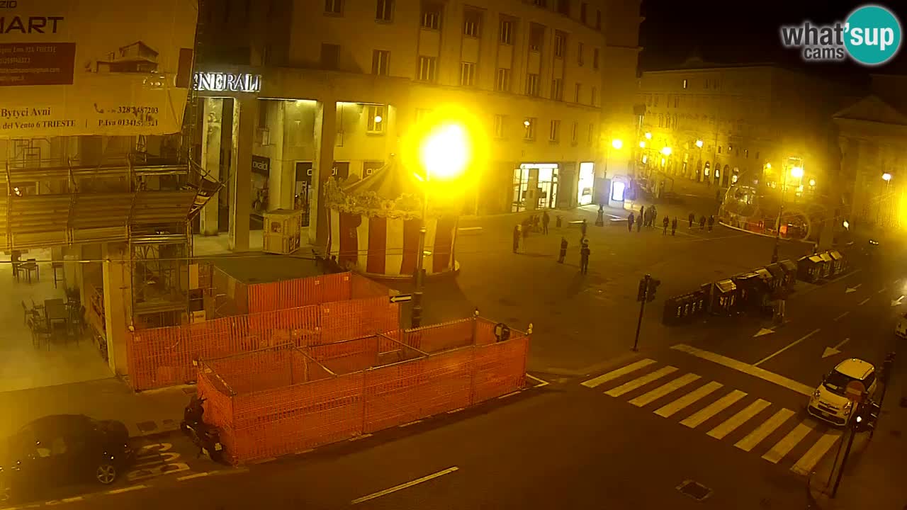 Trieste – Plaza de la Borsa webcam live