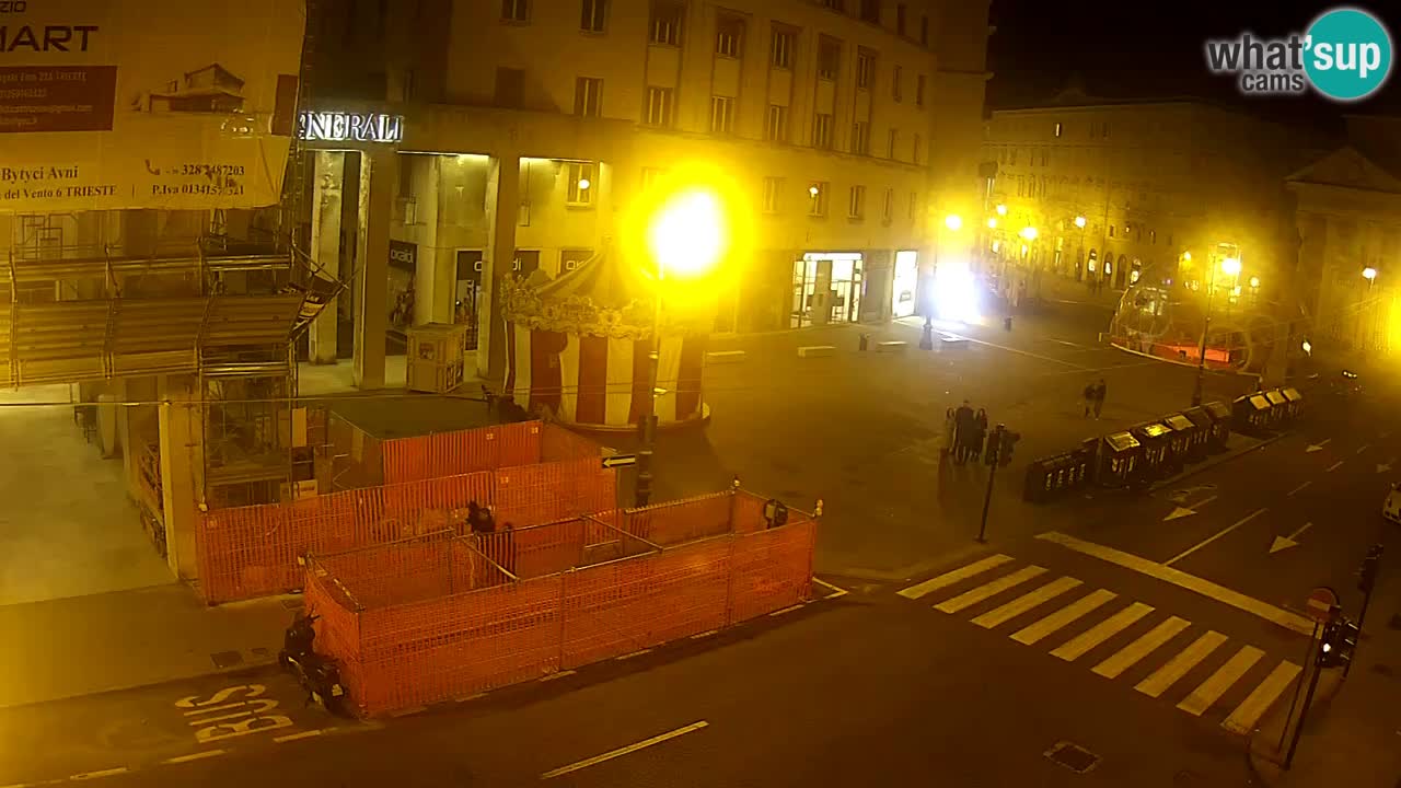 Trieste – Plaza de la Borsa webcam live