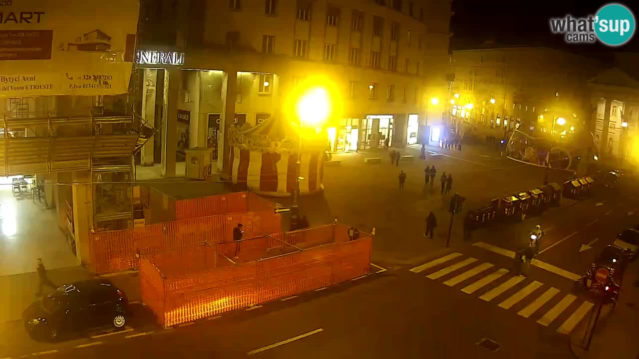 Trieste – Plaza de la Borsa webcam live