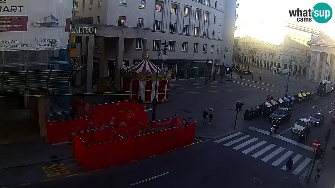 Trieste – Place de la Borsa webcam live