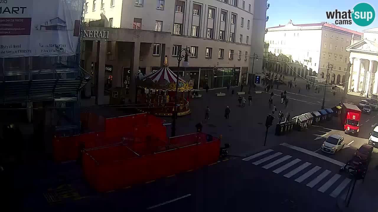 Trieste – Place de la Borsa webcam live