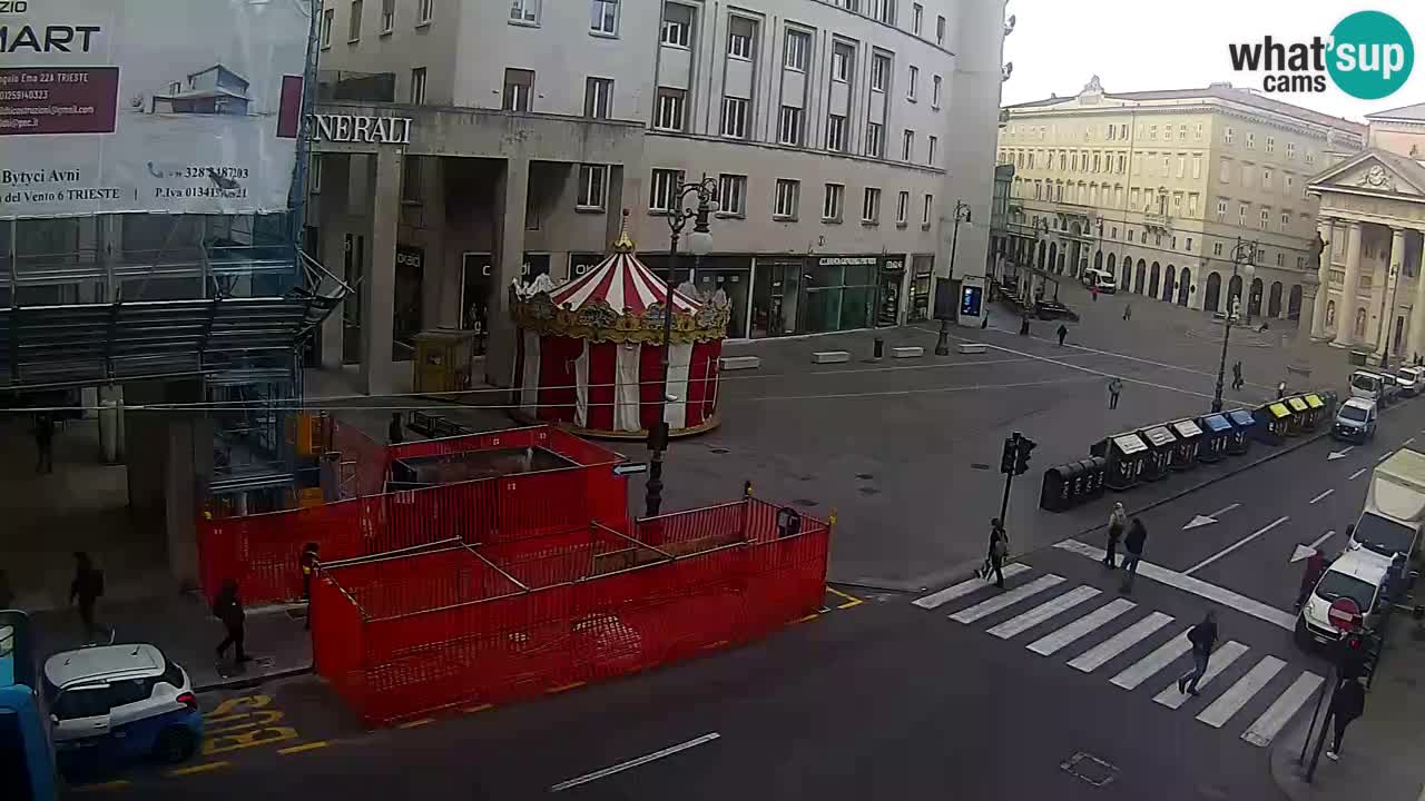 Trieste – Borsa square webcam live