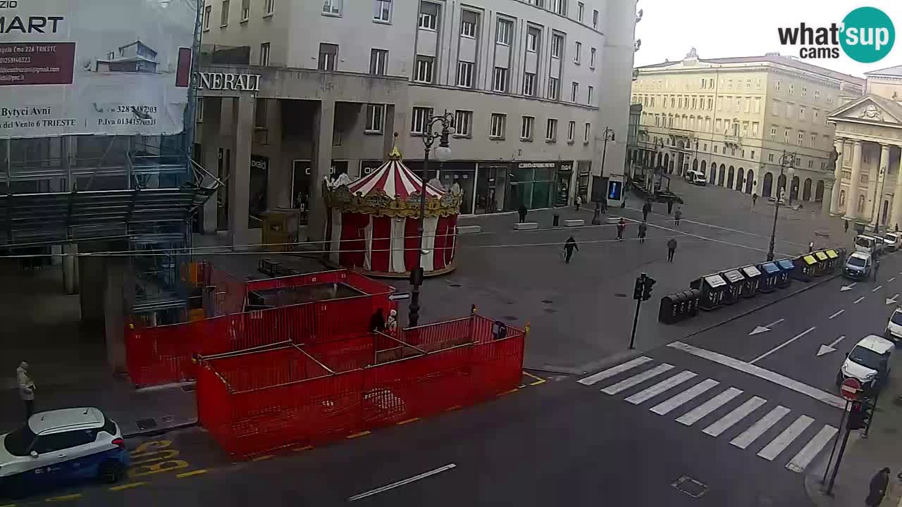 Trieste – Borsa square webcam live