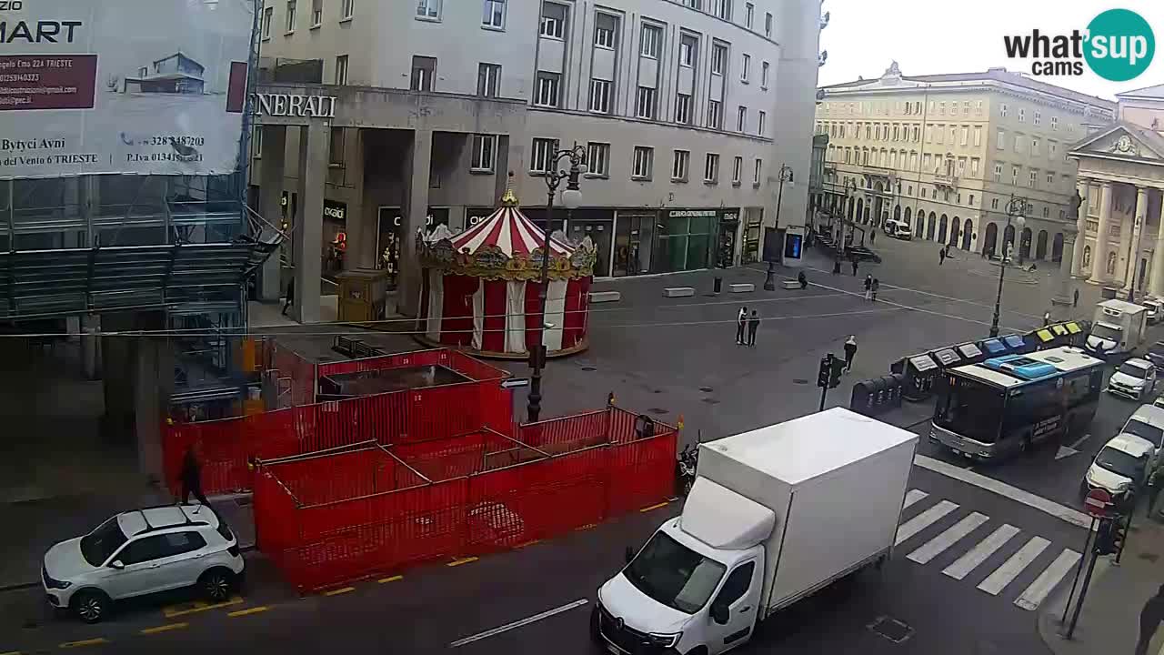 Trieste – Borsa square webcam live