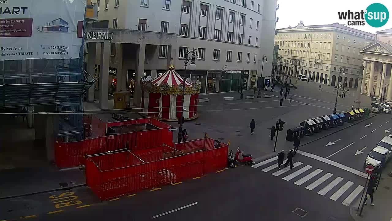 Trieste – Borsa square webcam live