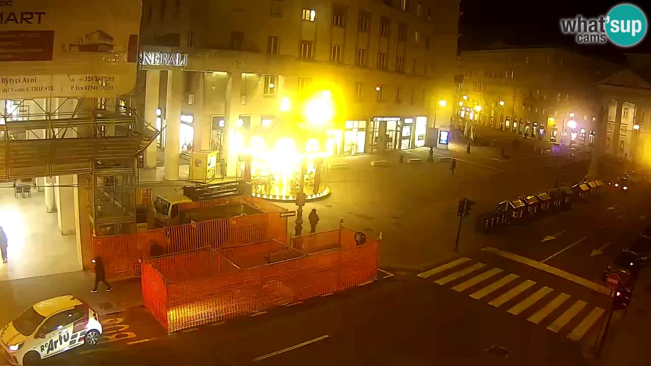 Trieste – Plaza de la Borsa webcam live