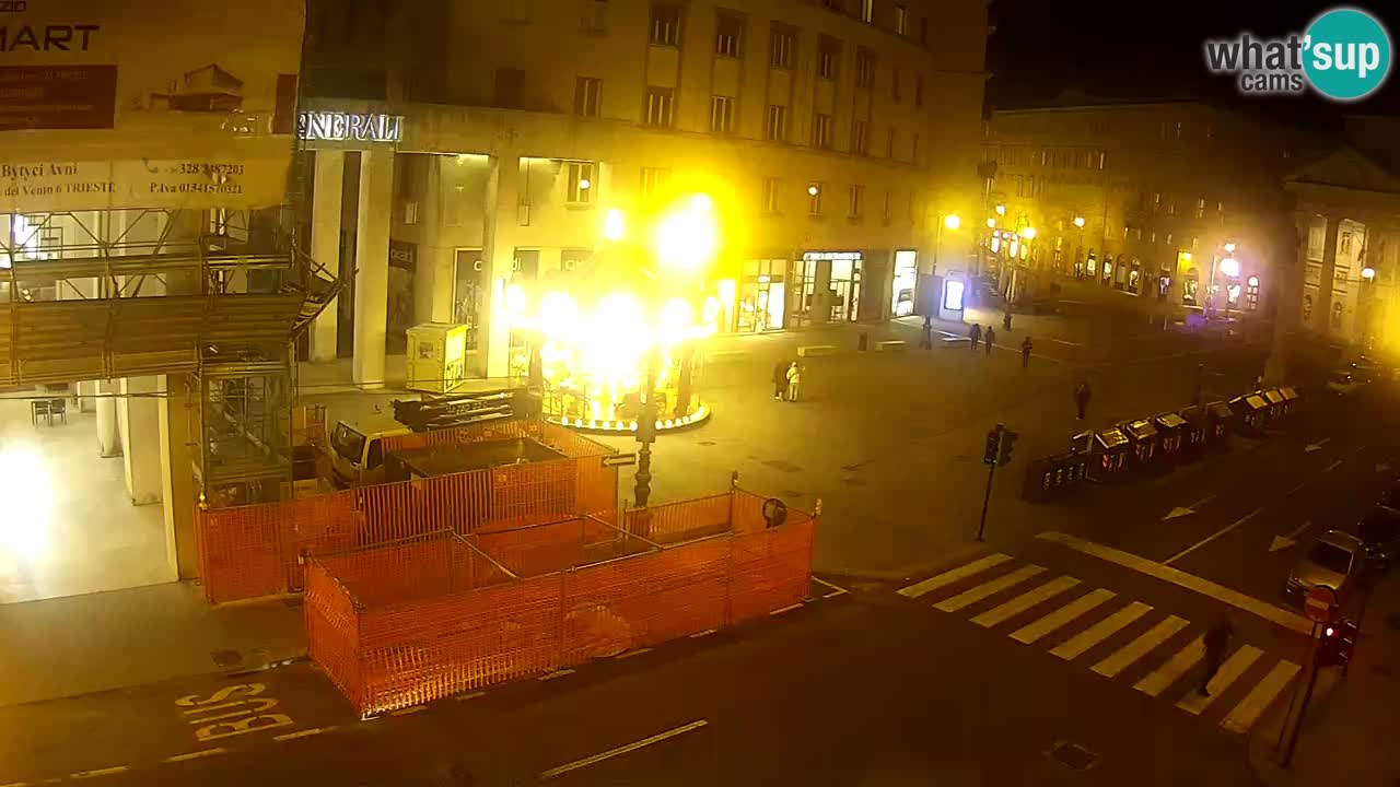 Trieste – Plaza de la Borsa webcam live