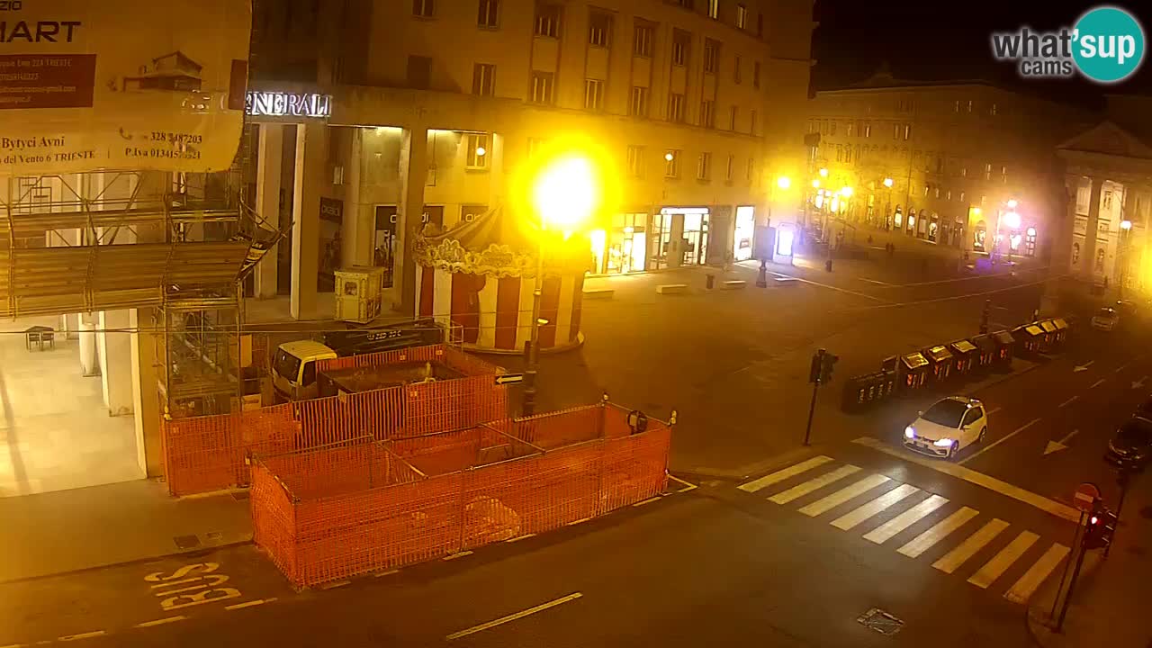 Trieste – Plaza de la Borsa webcam live