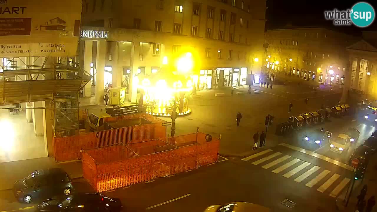 Trieste – Plaza de la Borsa webcam live