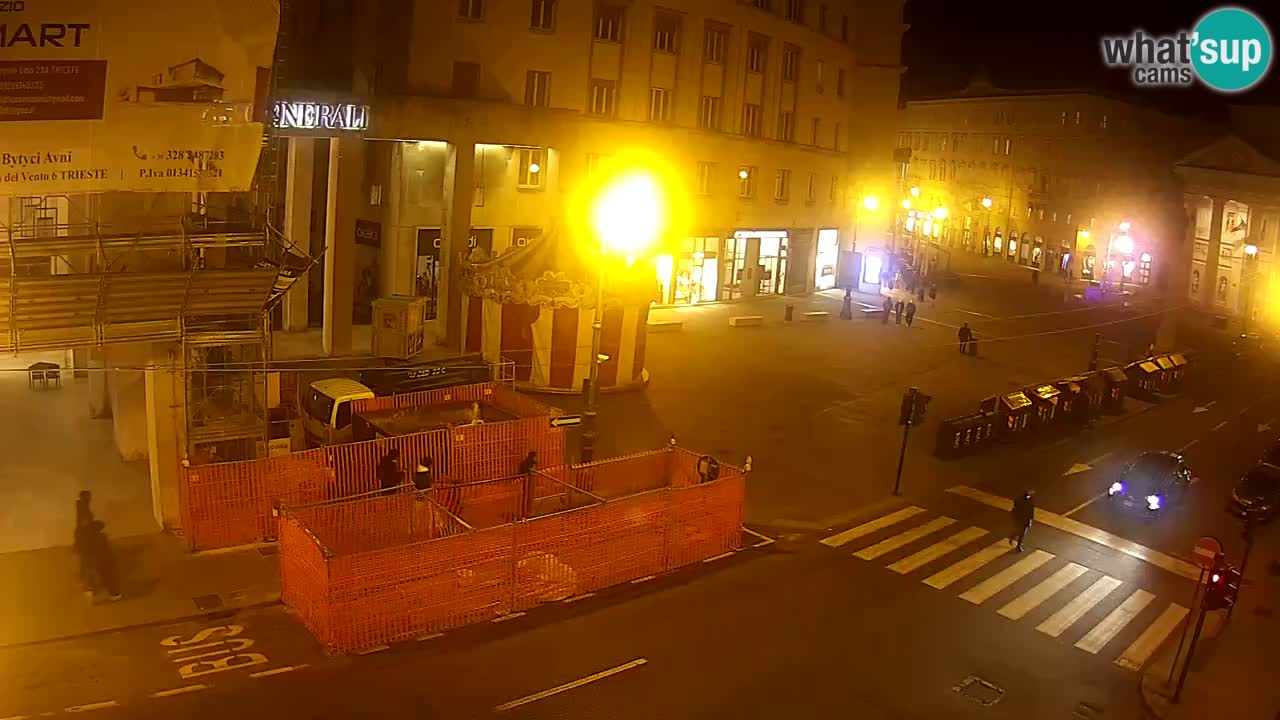 Trieste – Plaza de la Borsa webcam live