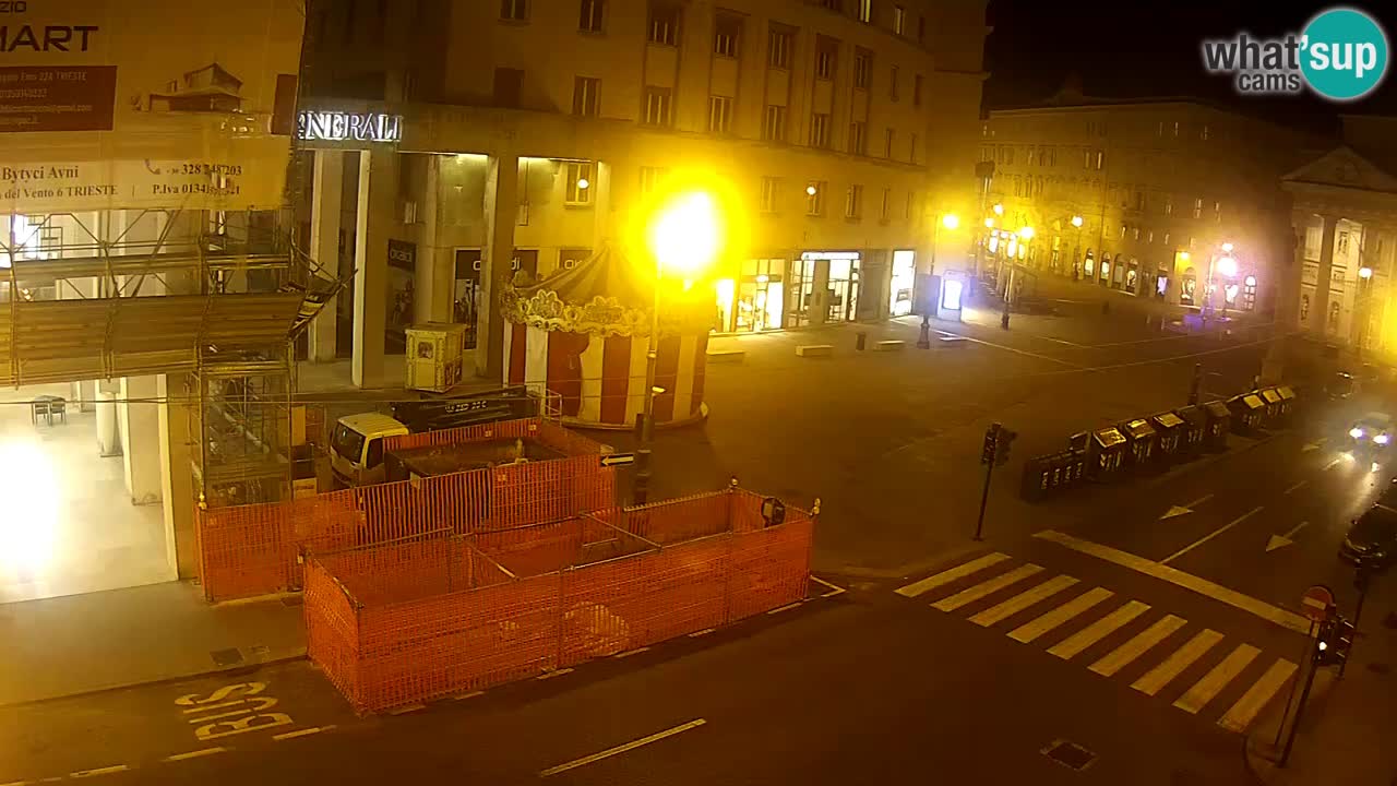 Trieste – Plaza de la Borsa webcam live