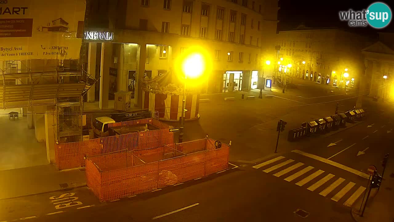 Trieste – Plaza de la Borsa webcam live