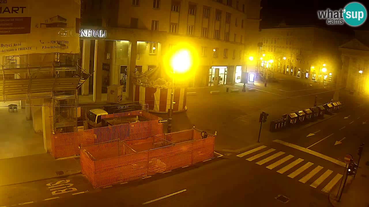 Trieste – Plaza de la Borsa webcam live