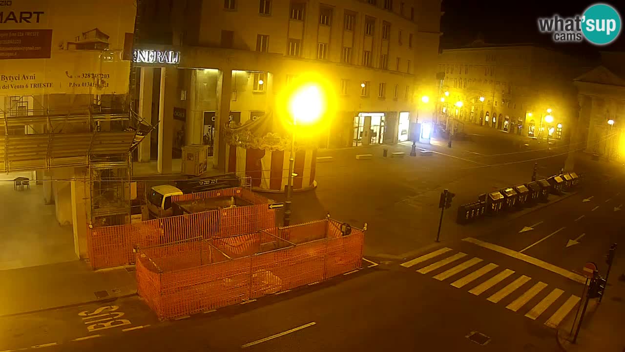 Trieste – Plaza de la Borsa webcam live