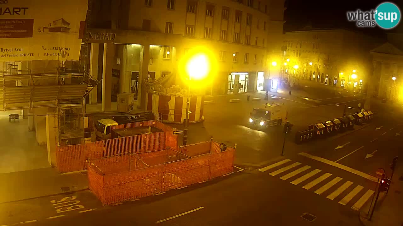 Trieste – Plaza de la Borsa webcam live