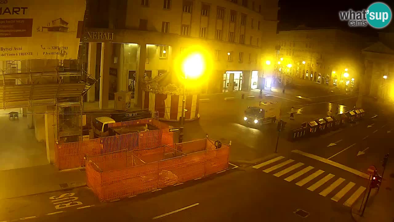 Trieste – Plaza de la Borsa webcam live