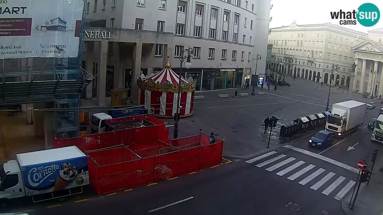 Trieste – Borsa square webcam live