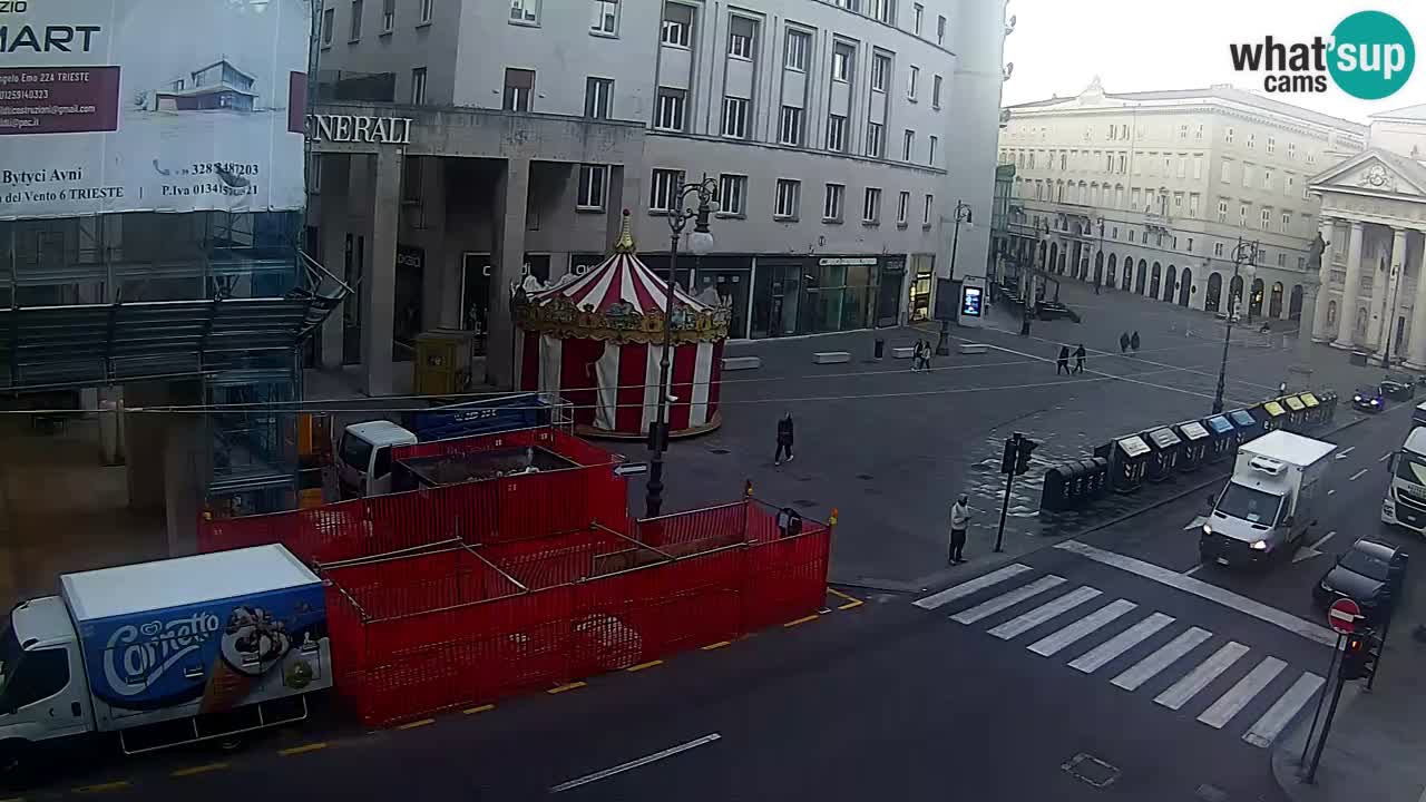 Trieste – Borsa square webcam live