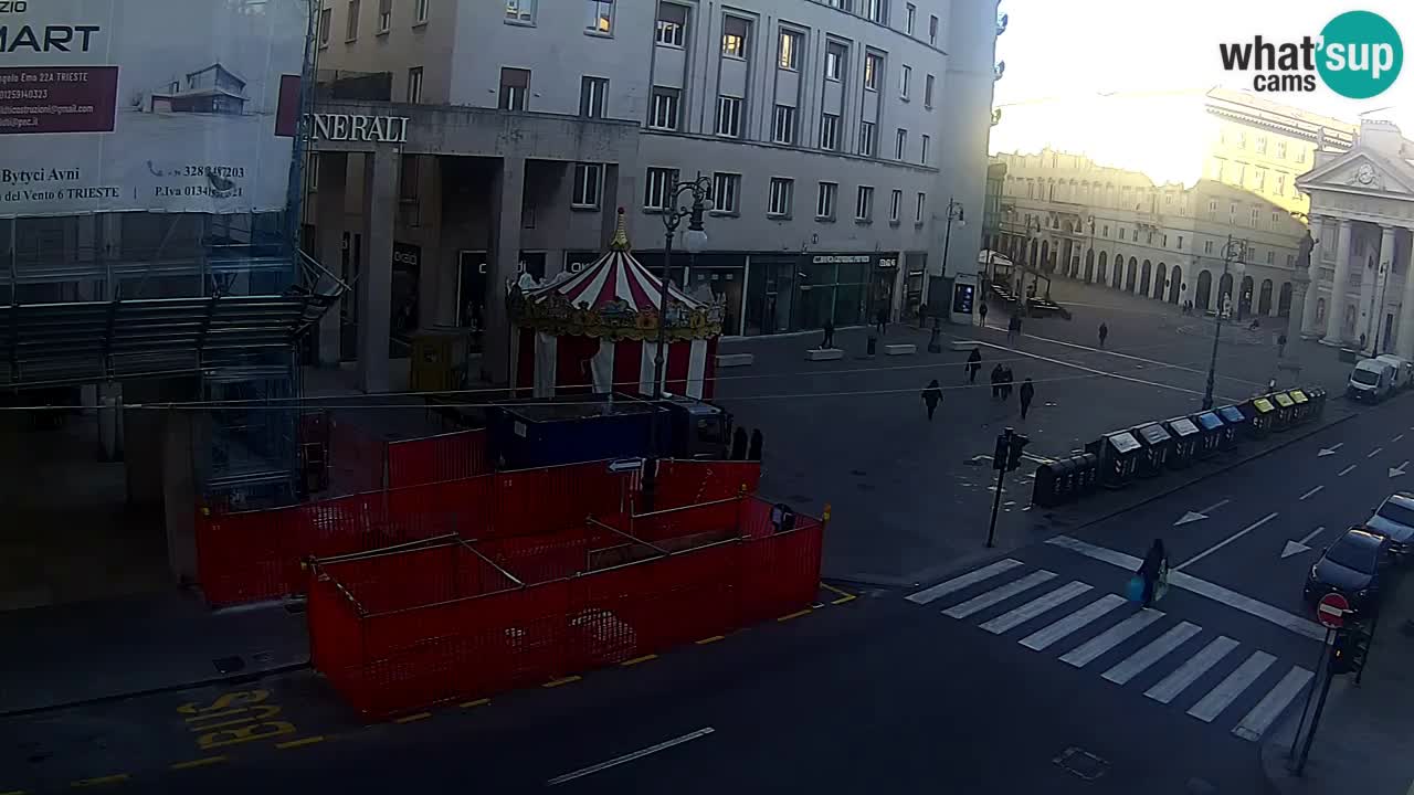 Trieste – Borsa square webcam live