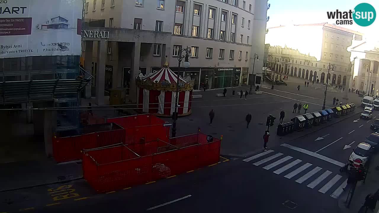 Trieste – Place de la Borsa webcam live