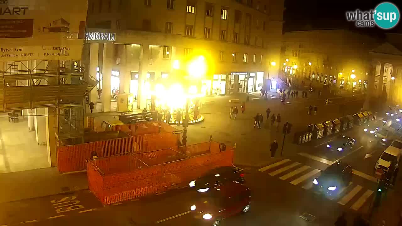 Trieste – Plaza de la Borsa webcam live