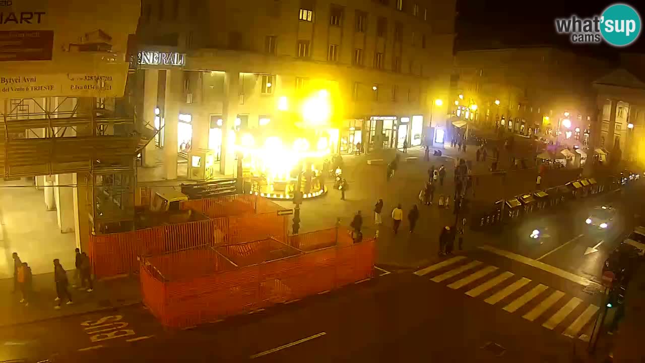 Trieste – Plaza de la Borsa webcam live