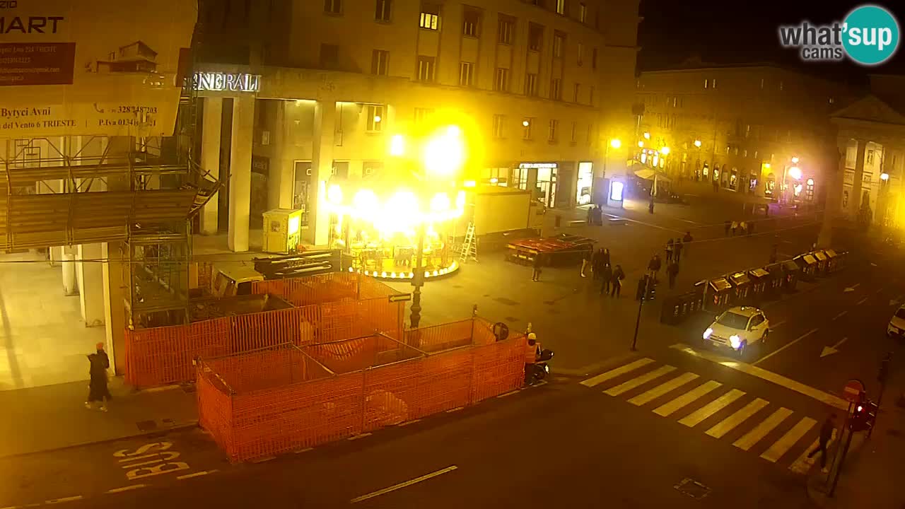 Trieste – Plaza de la Borsa webcam live