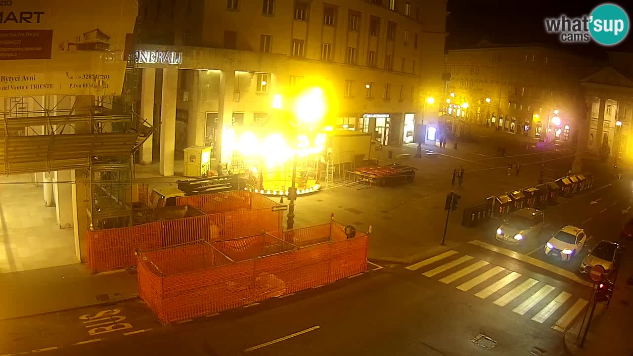 Trieste – Plaza de la Borsa webcam live