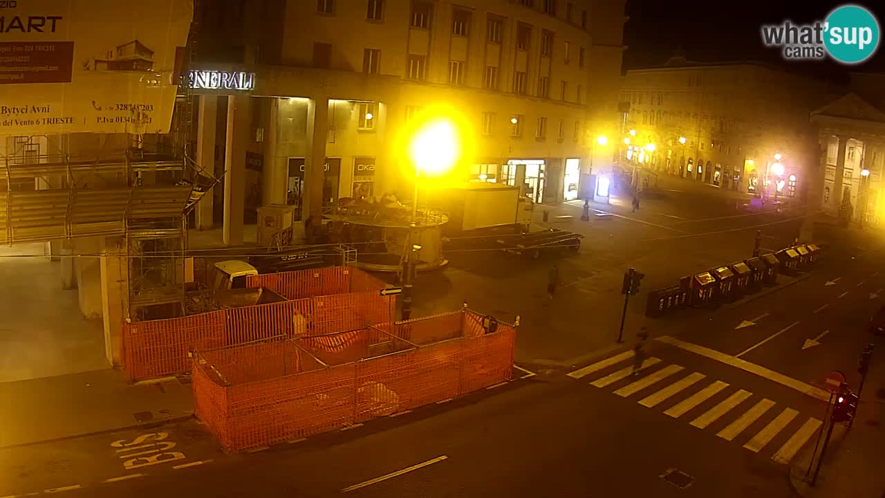 Trieste – Plaza de la Borsa webcam live